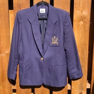 Vintage Leslie Fay Navy Blazer
